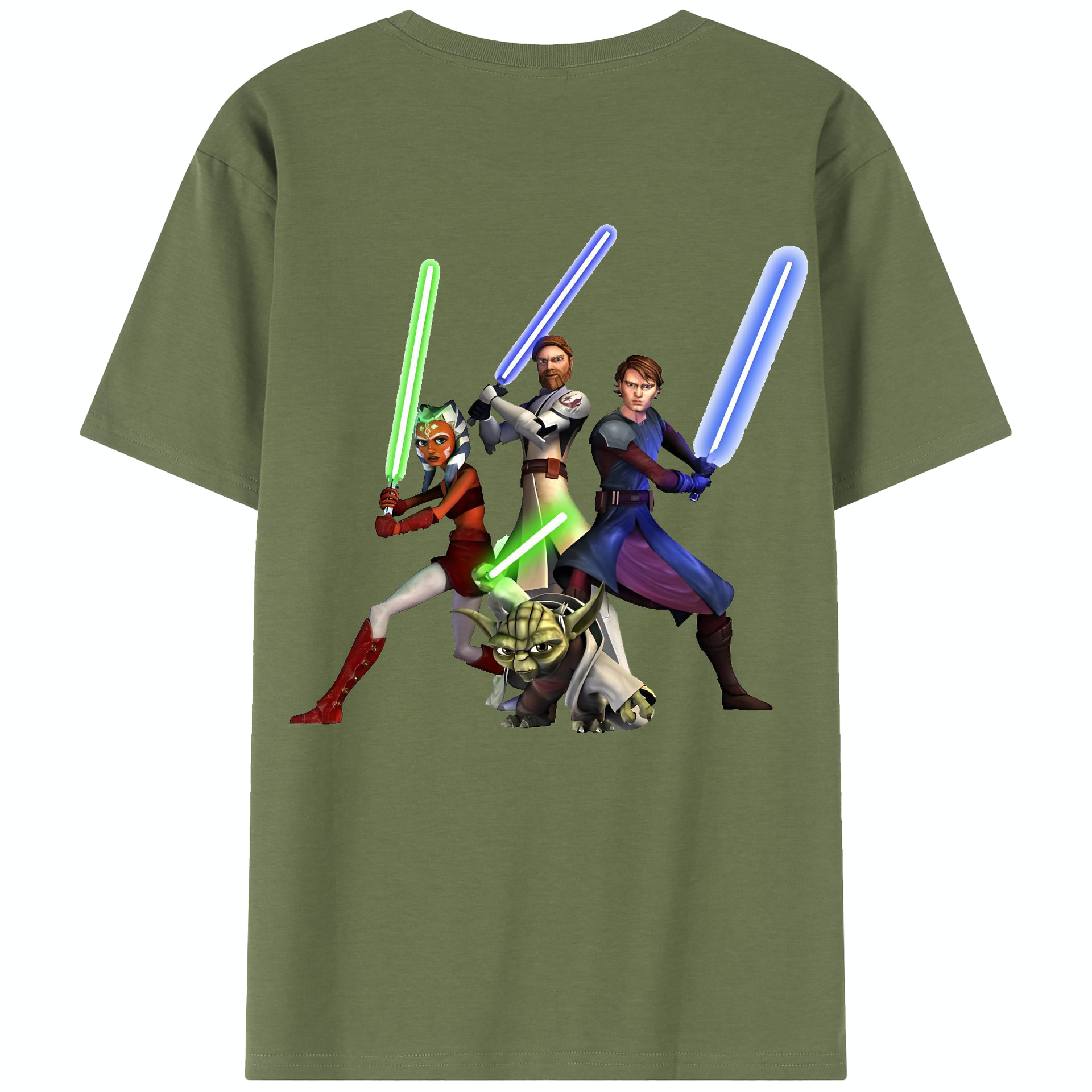 （画像用） スター・ウォーズ Star Wars 綿100％半袖Tシャツ（背面プリント）